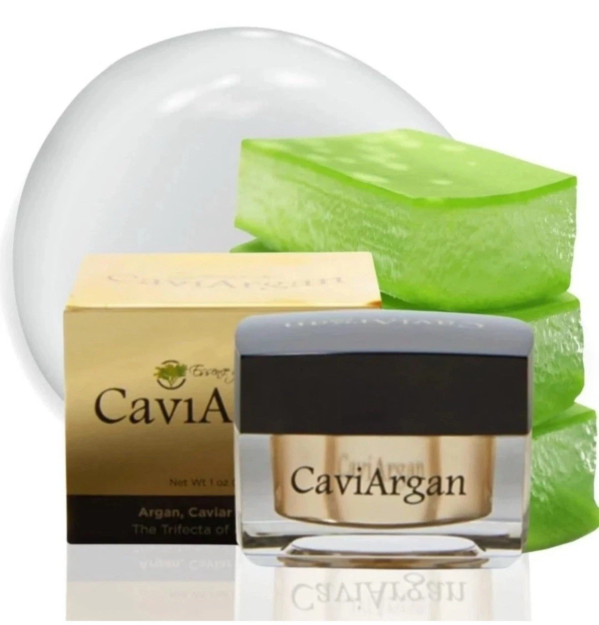 CaviArgan Anti-Aging Cream — Argan Oil, Caviar Extract and Retinol formula