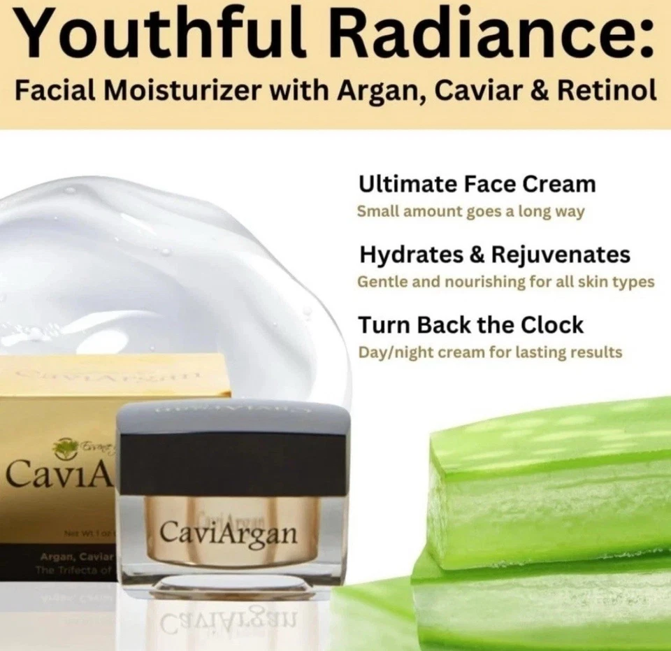 CaviArgan Cream product jar — anti-aging formula for mature skin